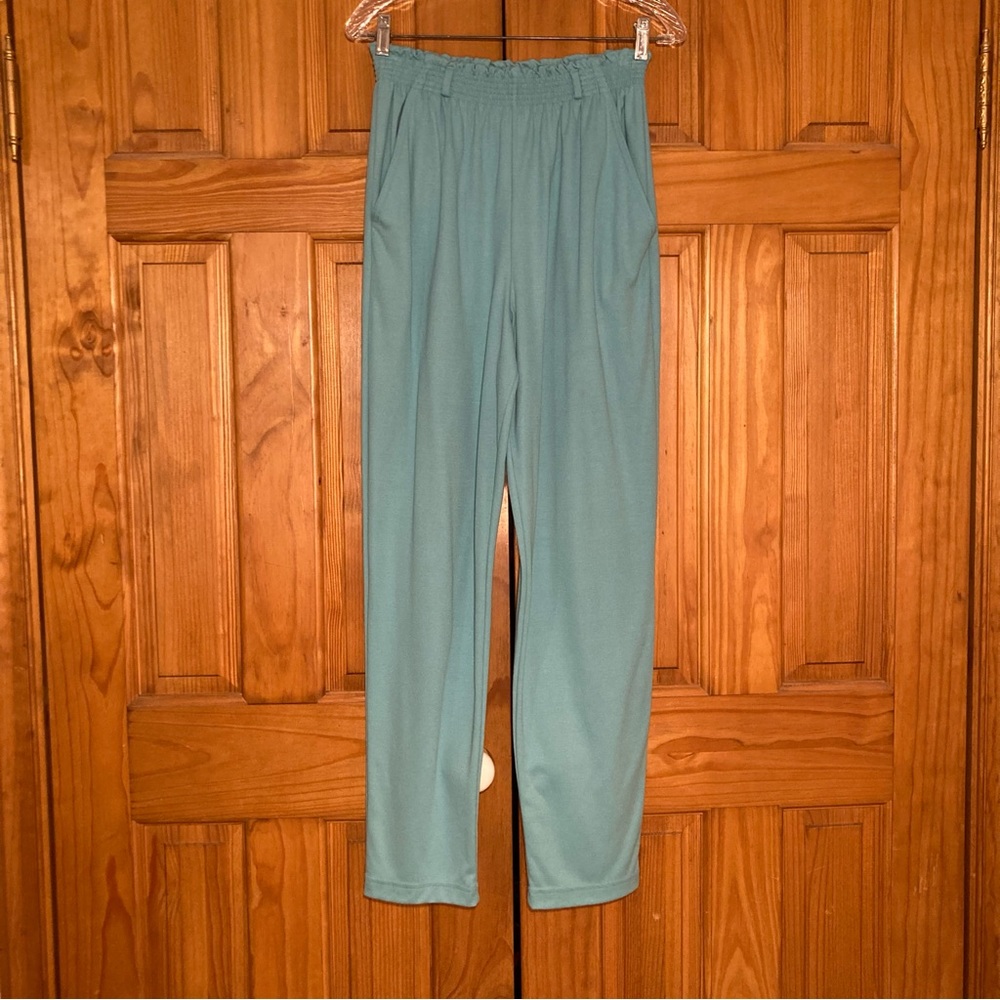 NWOT Jaclyn Smith Sport Vintage 80s 90s Pull On Pants Blue Size M Medium